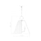 Z-Lite Alaric 3 Light Pendant, 18in. W x 18in. H, Polished Nickel 3042P18-PN - alternate 3